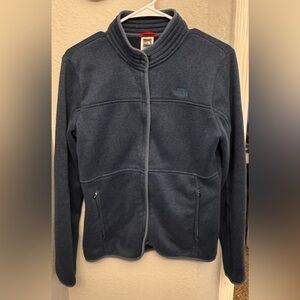 The North Face Navy Fleece Jacket size large women’s